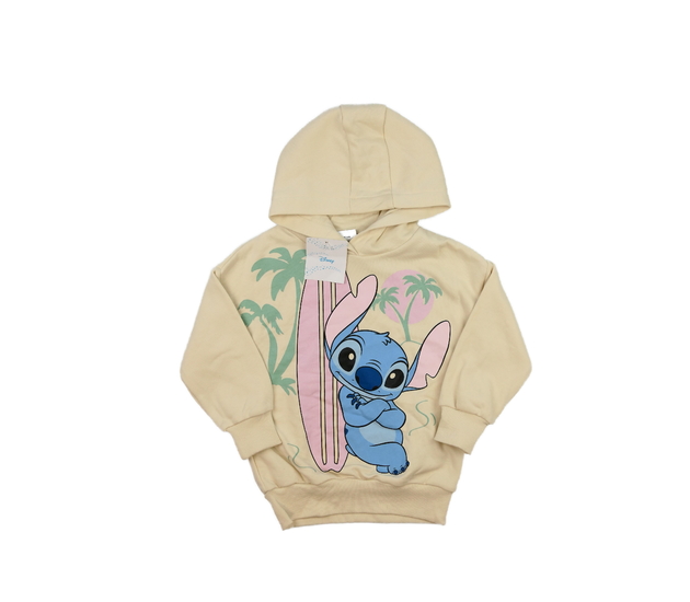 Nová světle hnědá krásná mikina Stitch Disney 