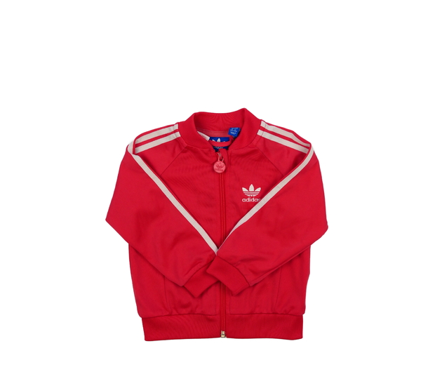 Červená sportovní mikina Adidas
