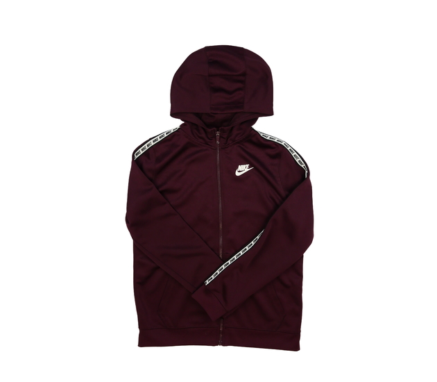 Tmavě bordo sportovní mikina Nike 