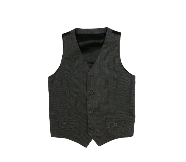 Černo-šedá společenská vesta M&S