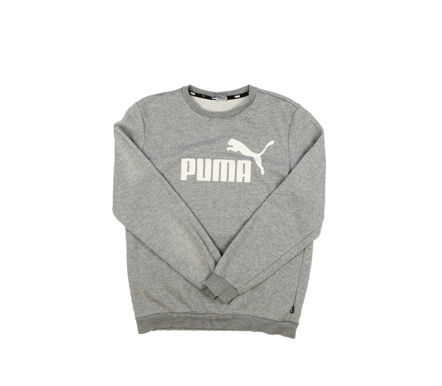 Šedá melírovaná mikina vel. 176 Puma 