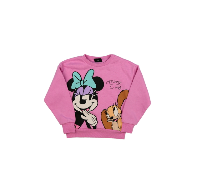 Růžová mikina Minnie Disney Primark 