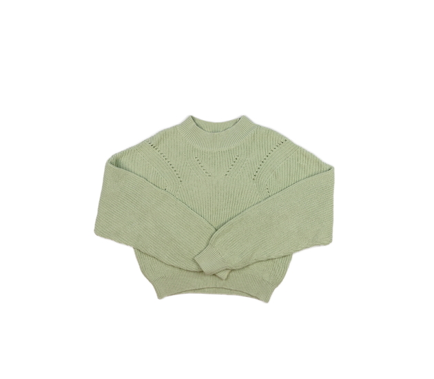 Zelený crop svetr H&M