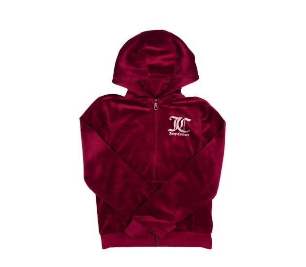 Červená hebká mikina Juicy Couture 