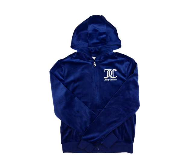 Modrá hebká mikina vel. 170 Juicy Couture