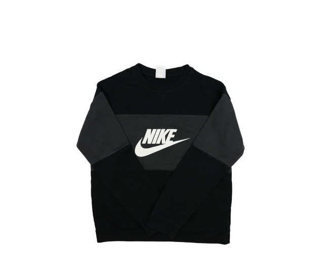 Černo-šedá mikina vel. 170 Nike 