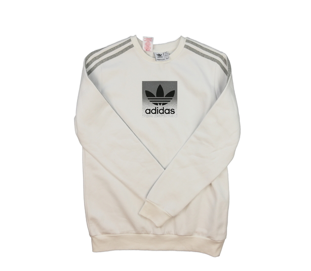 Bílá mikina vel. 176 Adidas 