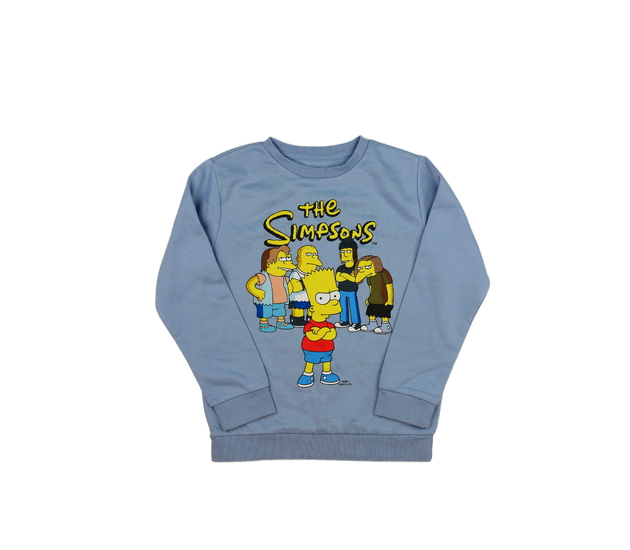 Modrá mikina The Simpsons Primark