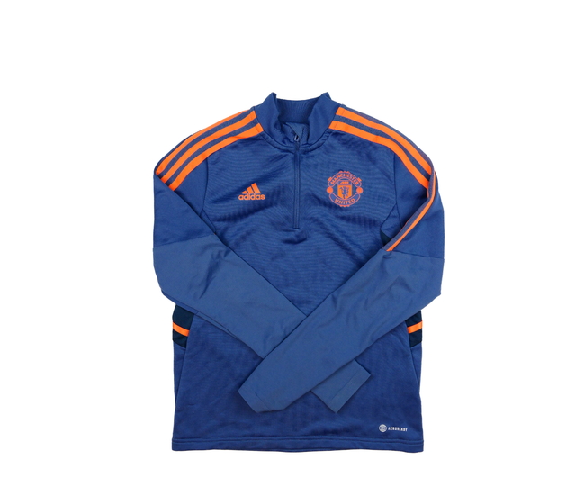 Modrá sportovní mikina Adidas