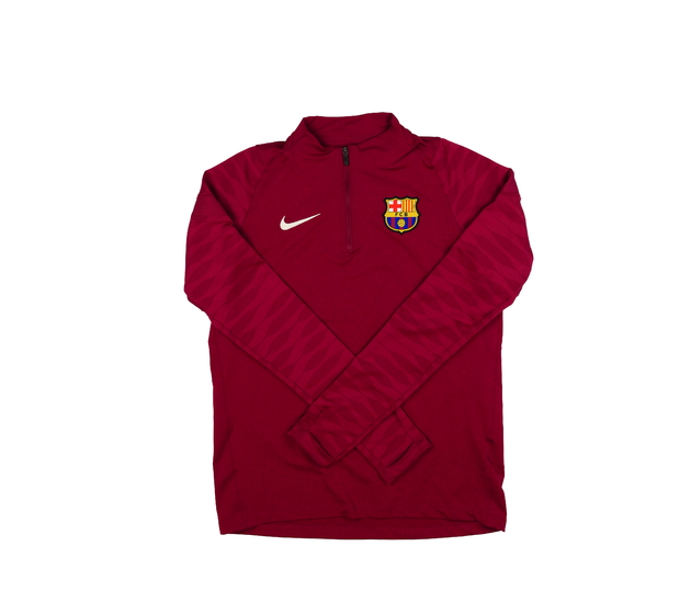 Tmavě červená sportovní mikina vel. 170 Nike 