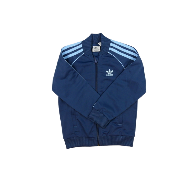 Modrá sportovní mikina Adidas