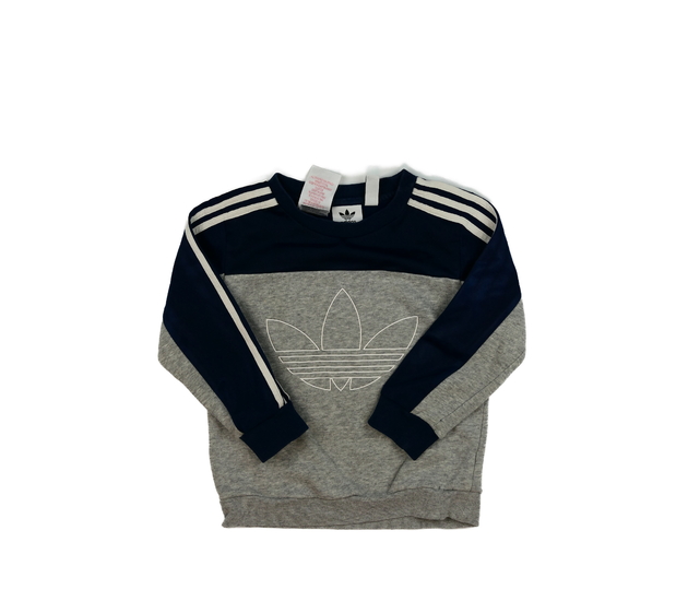 Šedo-modrá mikina Adidas