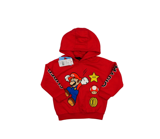 Nová červená mikina Super Mario F&F