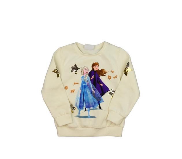 Krémová mikina Frozen Disney 