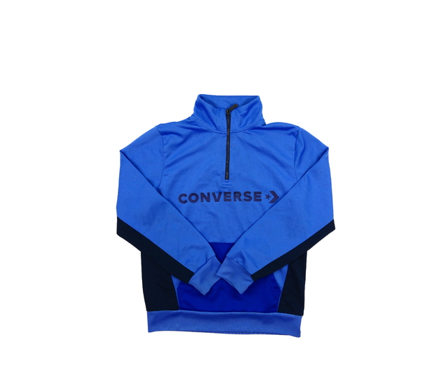 Modrá sportovní mikina Converse 