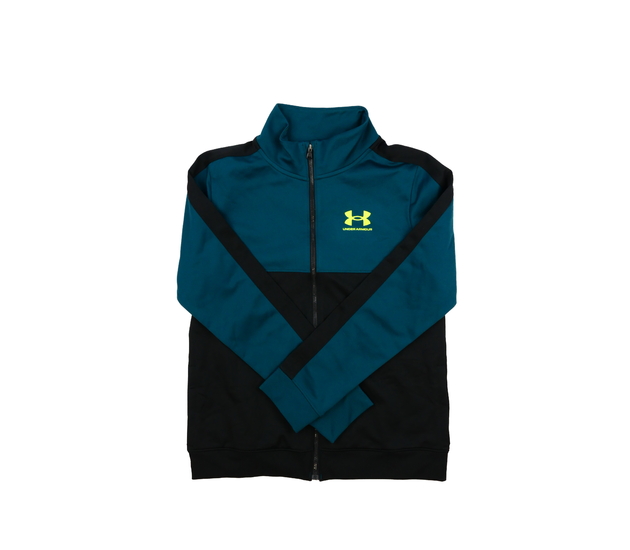 Zeleno-černá sportovní mikina Under Armour 