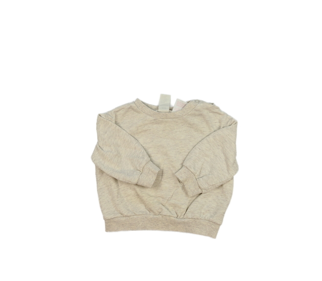 Krémová melírovaná mikina H&M