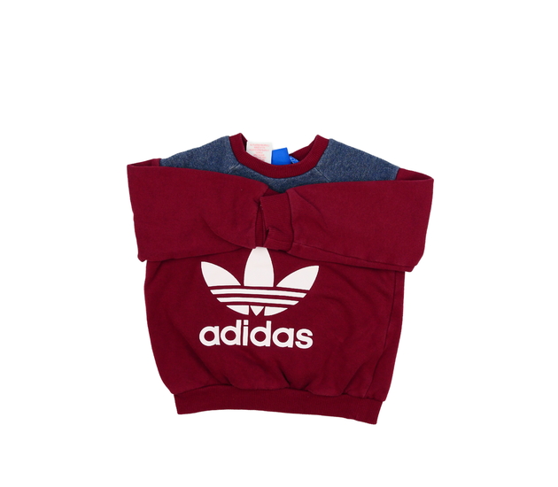 Červeno-modrá mikina Adidas