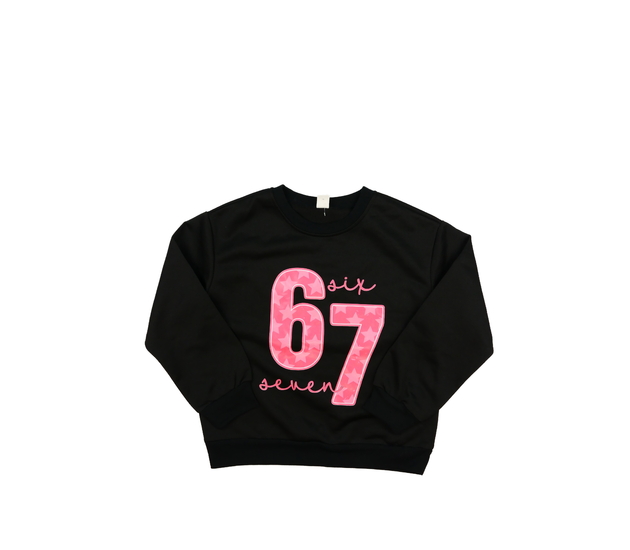 Černá stylová mikina 67