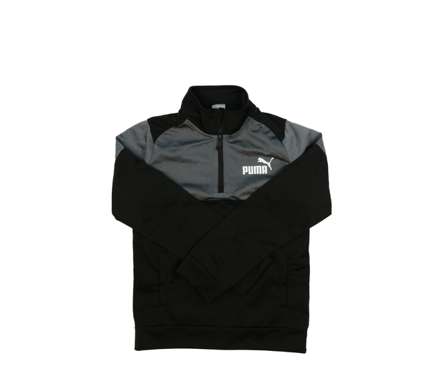 Černo-šedá sportovní mikina Puma 
