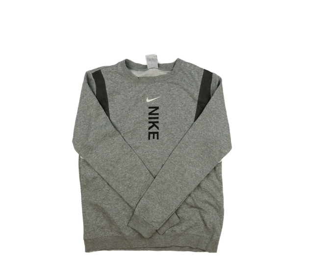 Šedá melírovaná mikina vel. 170 Nike 