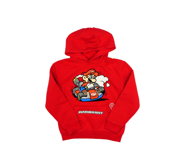Červená mikina Mario Kart Primark 