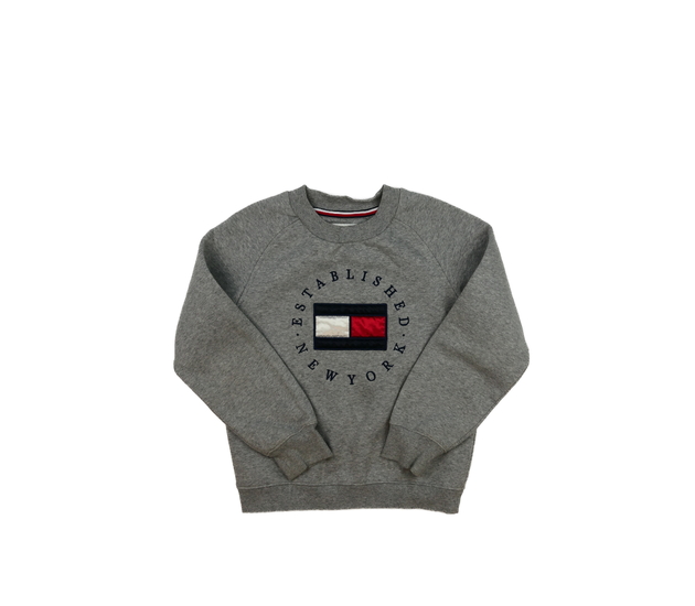 Šedá melírovaná mikina Tommy Hilfiger 