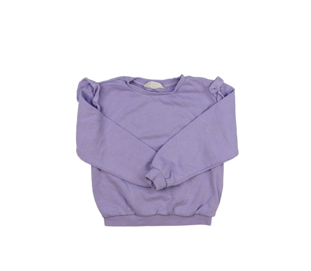 Fialová mikina s volánky H&M