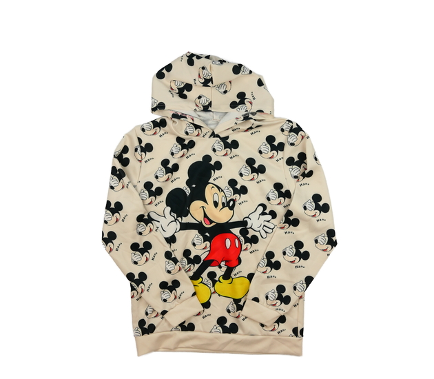 Béžová slabá mikina Mickey 