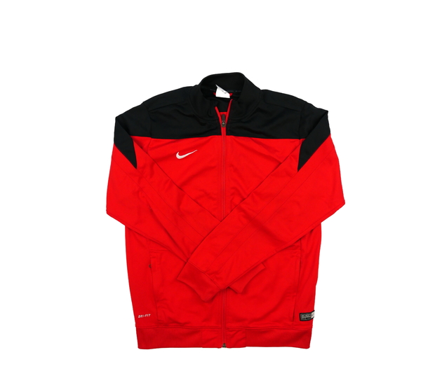 Černo-červená sportovní mikina vel. 170 Nike 