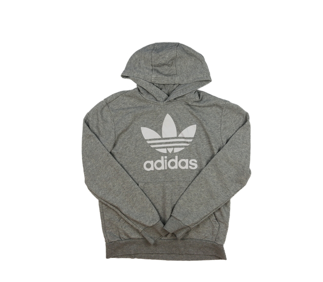 Šedá melírovaná mikina Adidas 