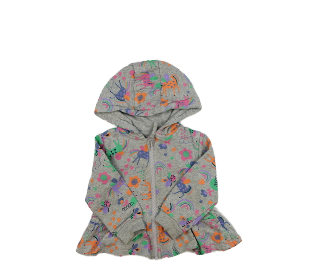Šedá mikina s obrázky Mothercare