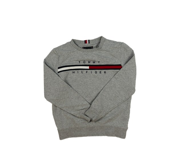 Šedá melírovaná mikina Tommy Hilfiger 