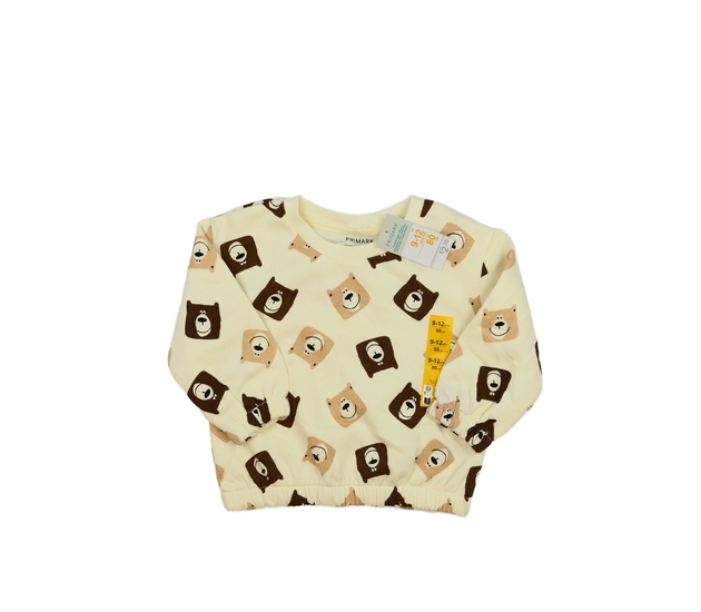 Nová hnědá mikina s medvědy Primark 