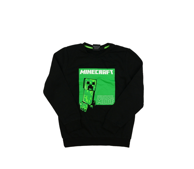 Černá mikina Minecraft Primark 