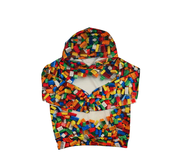 Světlá slabá mikina s motivem LEGO