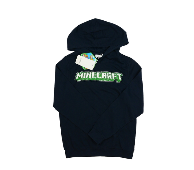 Nová tmavě modrá mikina Minecraft 