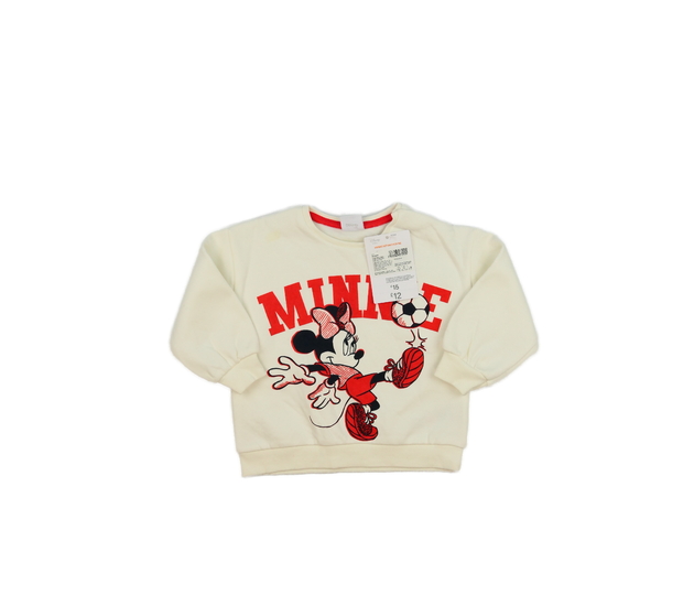 Nová krémová mikina Disney Minnie F&F