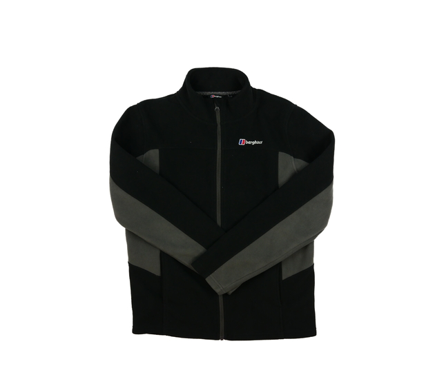 Černo-šedá teplá mikina vel. 170 Berghaus 