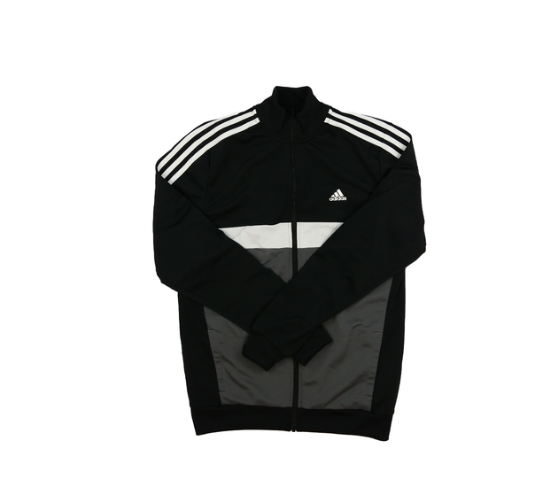 Tmavá sportovní mikina vel. 176 Adidas