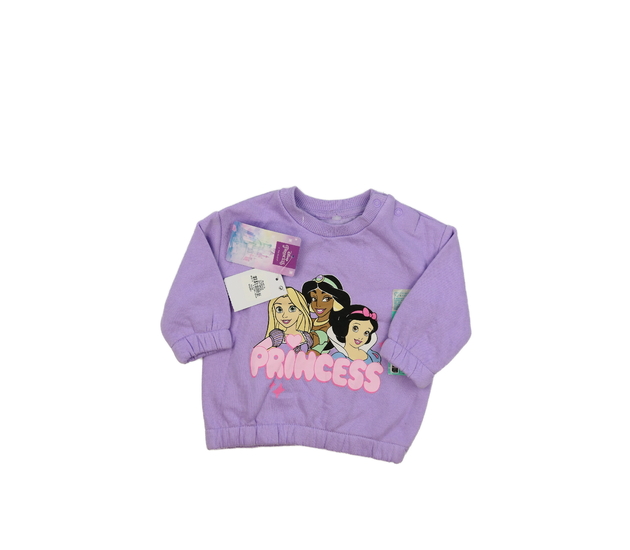 Nová fialová mikina s princeznami Disney Primark 
