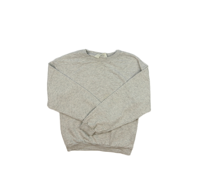 Šedá melírovaná slabá mikina H&M