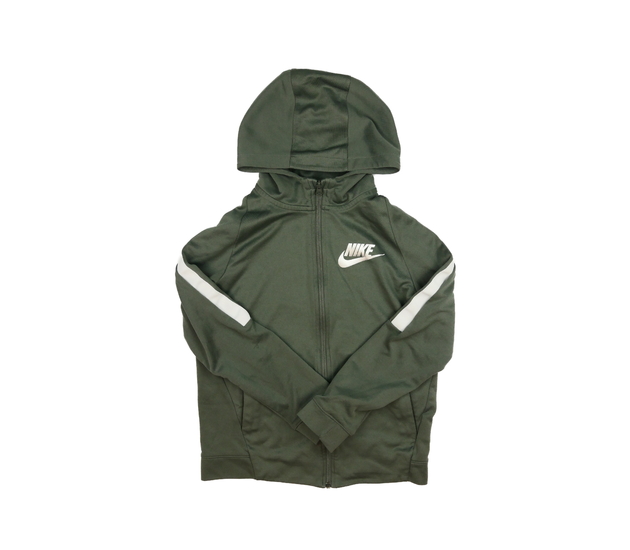 Olivově zelená mikina Nike 