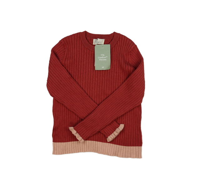 Nový cihlový svetr H&M