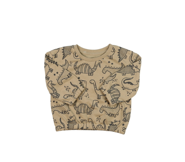 Hnědá dinosauří mikina Primark 