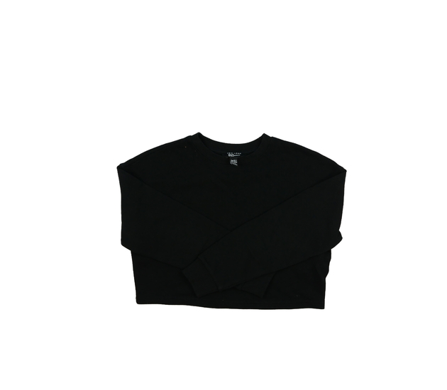 Černá crop mikina New Look 
