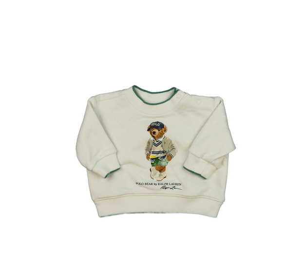 Světlá mikina s medvědem Ralph Lauren 