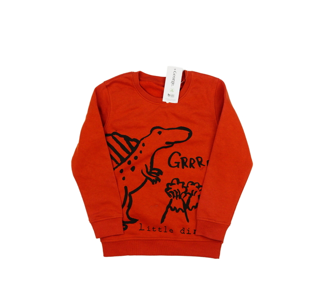 Nová cihlová mikina s dinosaury George