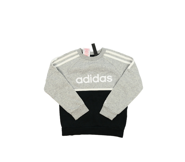 Černo-šedá mikina Adidas 