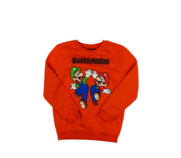 Oranžová mikina Super Mario Primark 